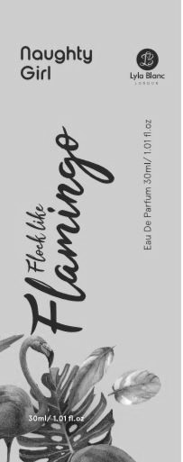 Naughty Girl Flock Like Flamingo (label In Black And White) Device mark 4238140 Trademark