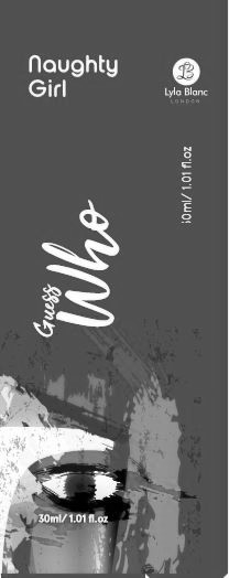 Naughty Girl Guess Who (label In Black And White) Device mark 4238141 Trademark