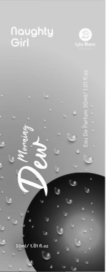 Naughty Girl Morning Dew (label In Black And White) Device mark 4238145 Trademark