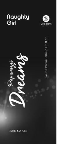 Naughty Girl Paparazzi Dreams (label In Black And White) Device mark 4238146 Trademark