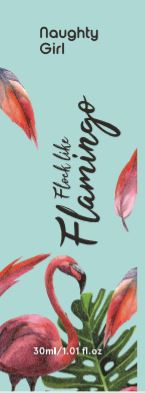 Naughty Girl Flock Like Flamingo (label In Colour) Device mark 4238160 Trademark