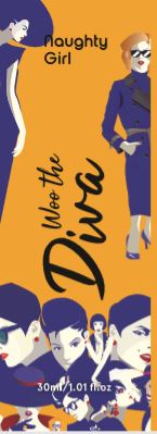 Naughty Girl Woo The Diva (label In Colour) Device mark 4238173 Trademark