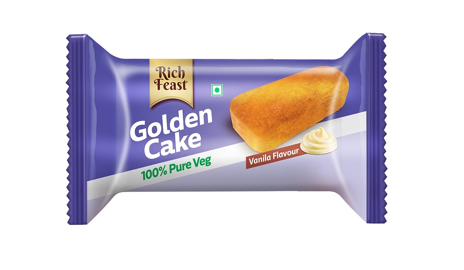 Rich Feast- Golden Cake Device mark 4237758 Trademark