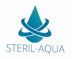 Steril-aqua With Device Of Drop With Blue Rings Device mark 4240110 Trademark
