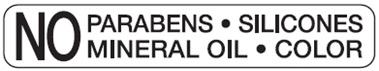No Parabens No Silicons No Mineral Oil No Color Device mark 4247216 Trademark
