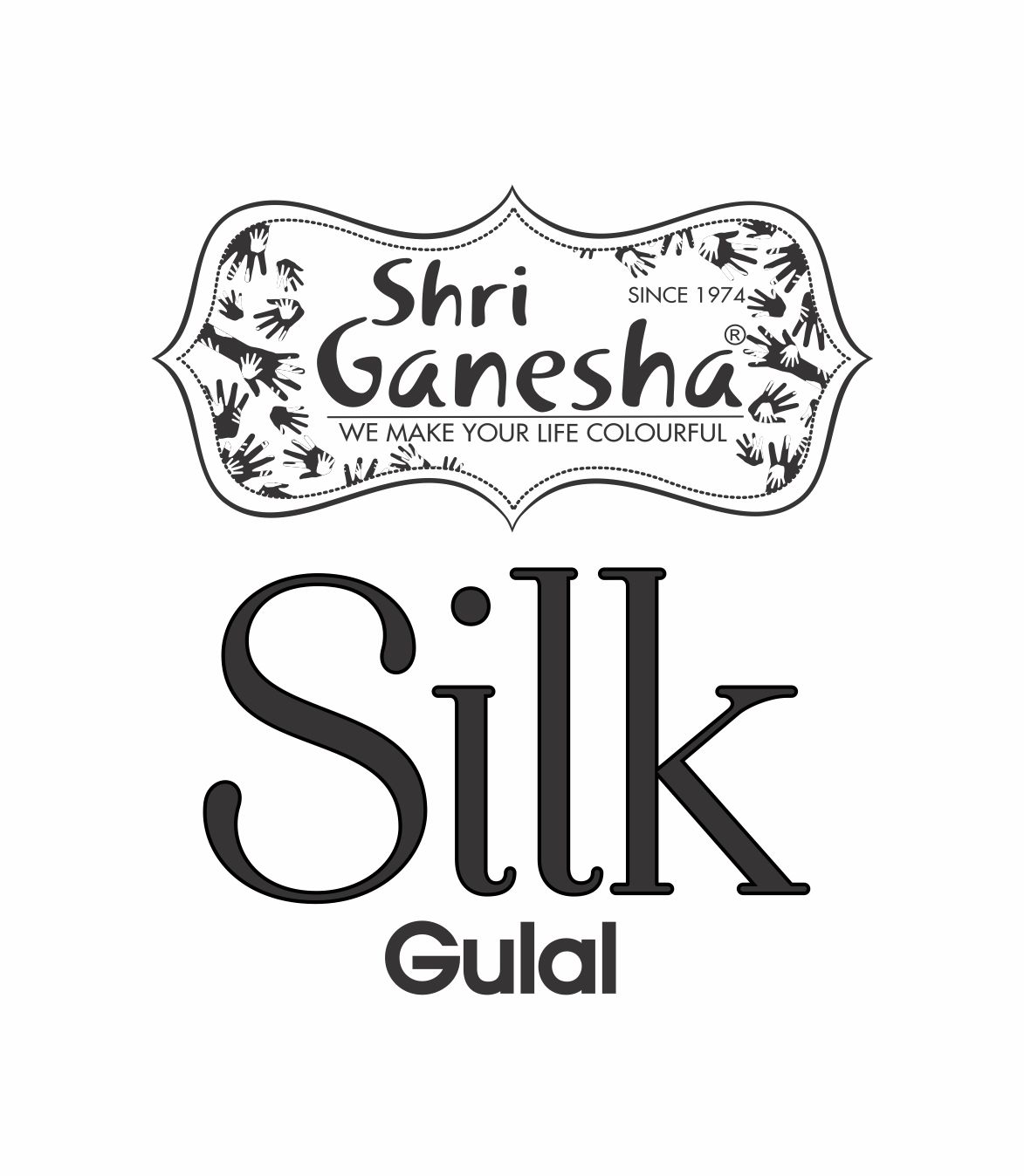 Shri Ganesha Silk Gulal Device mark 4247997 Trademark