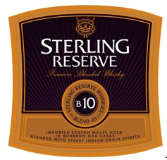 Sterling Reserve B10 Premiere Blended Whisky Device mark 4252885 Trademark