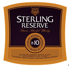 Sterling Reserve B10 Classic Blended Whisky Device mark 4252889 Trademark
