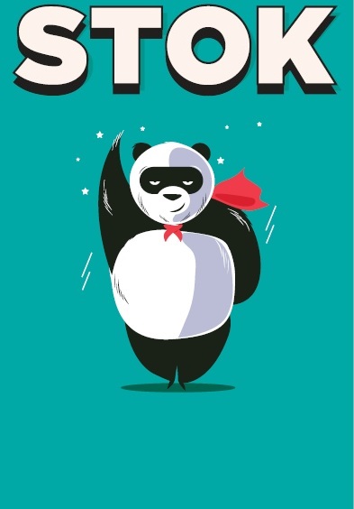 Stok With Device Of Panda Device mark 4256231 Trademark