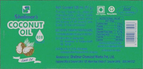 Shalimar’s Coconut Oil Eco With Device Of Coconut Device mark 4257248 Trademark