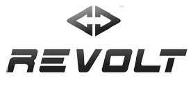 An Original Device Comprising Of A Two-way Arrow Depicted By Two Triangles Along With The Mark Revolt In Stylized Font Device mark 4257722 Trademark