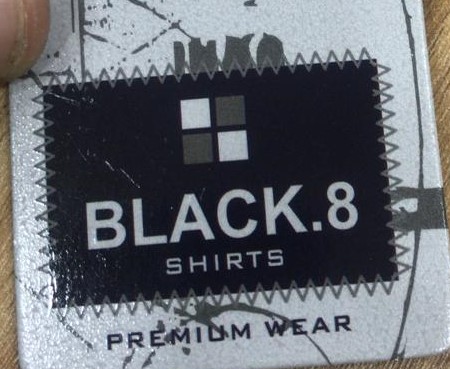 Black.8 Shirt With Device Device mark 4258238 Trademark