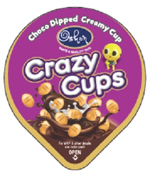 Oshon Crazy Cups Device mark 4258536 Trademark