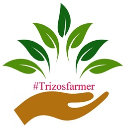 Device Of Hand & Leaves With Trizosfarmer Device mark 4266483 Trademark