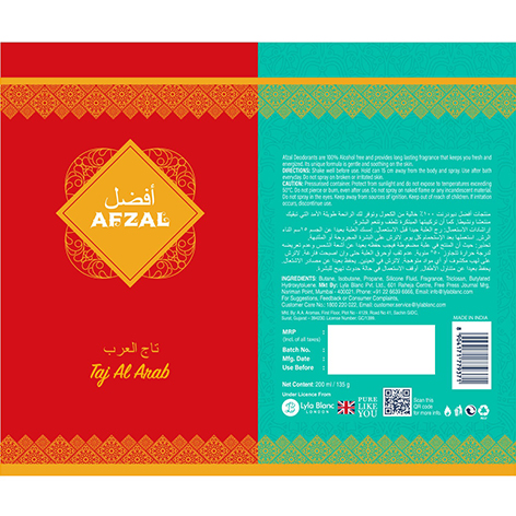 Afzal-tajalarab (packaging) Device mark 4269813 Trademark