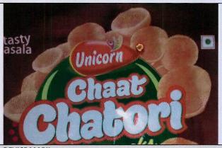 Unicorn Chaat Chatori Device mark 4274883 Trademark