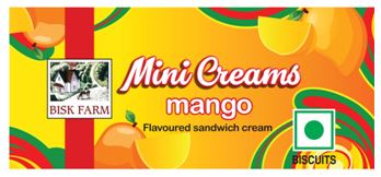 Bisk Farm Mini Creams Mango Device mark 4278075 Trademark