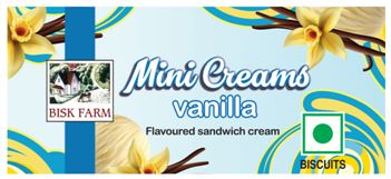 Bisk Farm Mini Creams Vanilla Device mark 4278076 Trademark