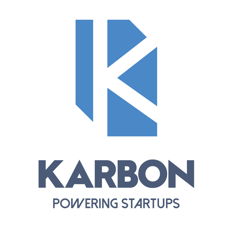 Logo K - Karbon With Tagline 'powering Startups' Device mark 4289919 Trademark