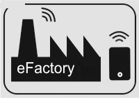 Efactory (with Device) Device mark 4292725 Trademark