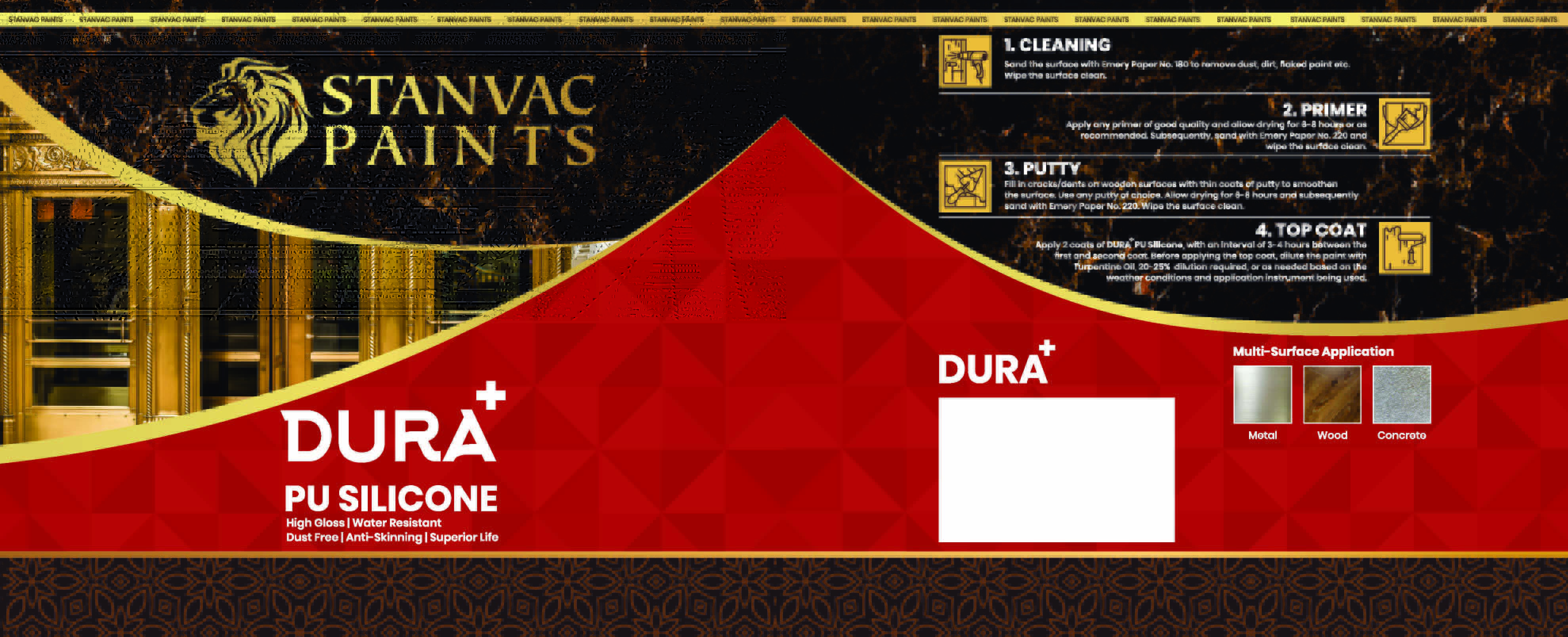 Stanvac Paints Dura Plus Device mark 4293640 Trademark