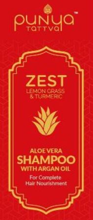 Pt-punyatattvazest:(lemongrass&turmeric)aloevera-shampoo(label) Device mark 4305689 Trademark