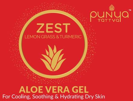 Pt-punyatattvazest:(lemongrass&turmeric)aloevera-gel(label) Device mark 4302147 Trademark