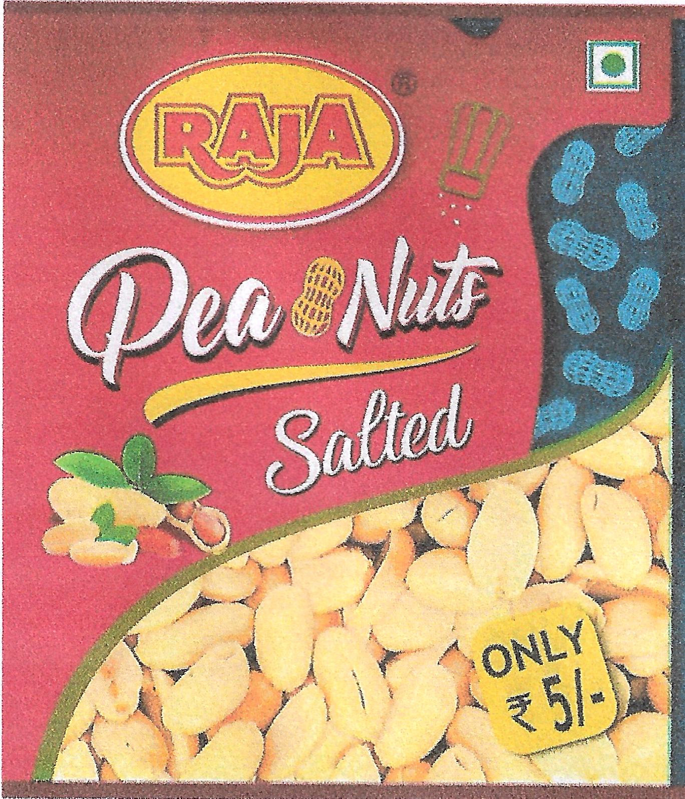 Raja Pea Nuts Salted Device mark 4306218 Trademark