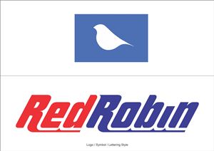 Red Robin With Device Device mark 4299324 Trademark