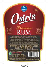 Osiris Premium Rum (device) Device mark 4311772 Trademark