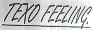 Texo Feeling Device mark 4323233 Trademark