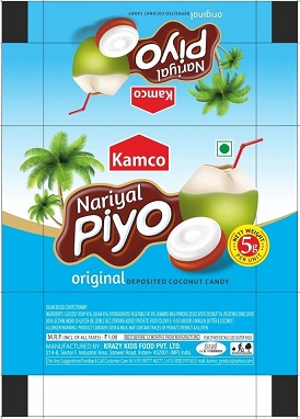 Kamco Nariyal Piyo (inner) Device mark 4326040 Trademark