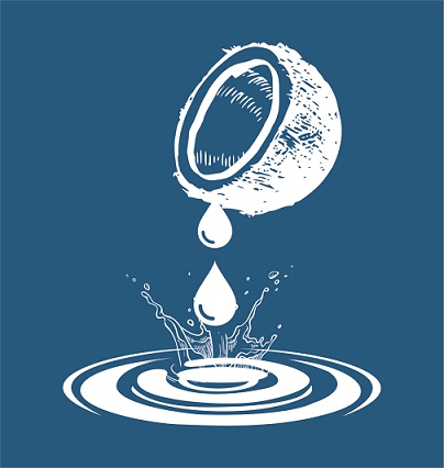 Device Of Half Coconut And Drops Device mark 4329235 Trademark