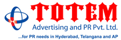 Words "totem Advertising And Pr Pvt. Ltd." In Designer Fonts With A Logo Of Crossed Circles Device mark 4329658 Trademark