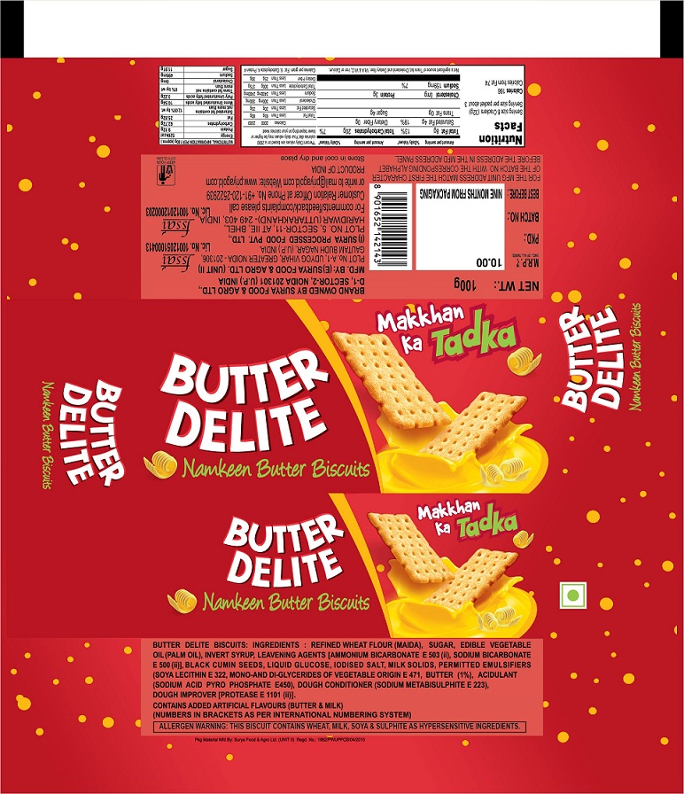 Butter Delite Device mark 4329956 Trademark