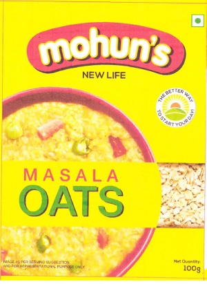 Mohun's New Life Masala Oats Device mark 4330242 Trademark