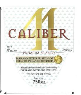 44caliber Premium Brandy (label) Device mark 4331333 Trademark