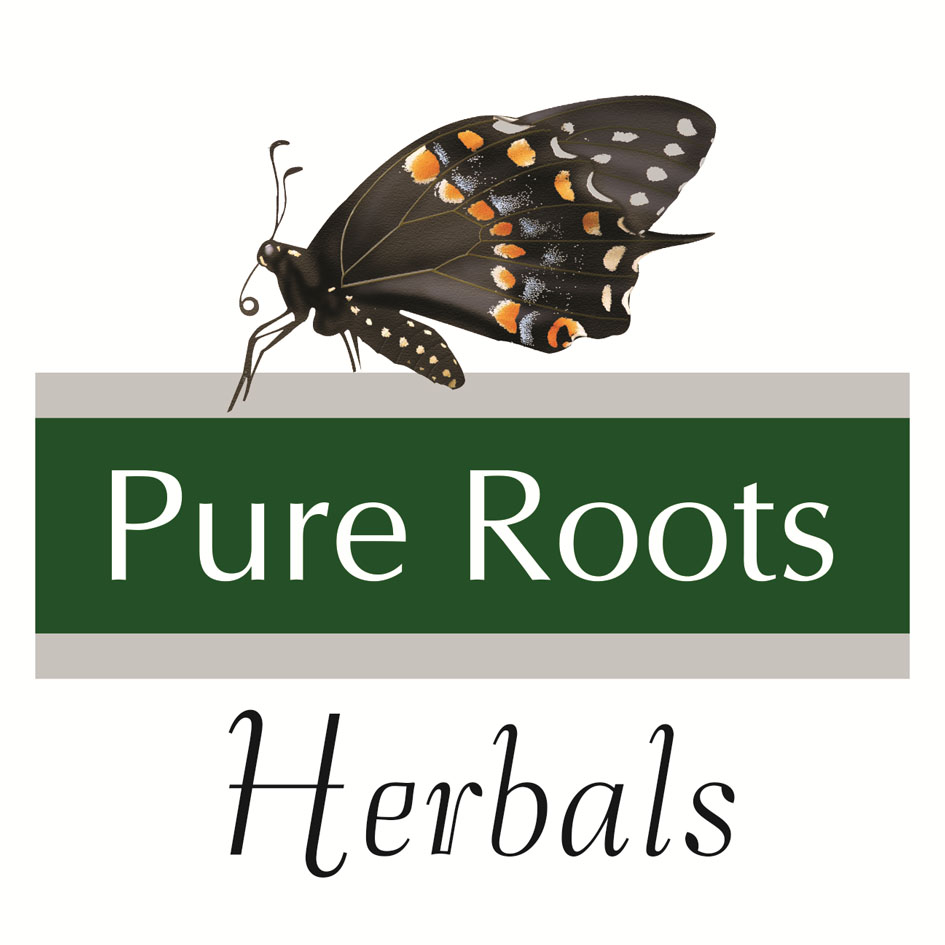 Pure Roots Herbals With Device Of Butterfly Device mark 4353455 Trademark