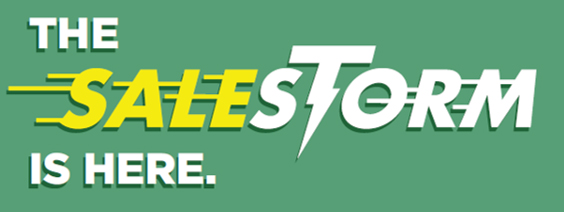 The Sales Storm Is Here. Device mark 4357302 Trademark