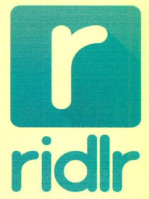 R-ridlr (logo) Device mark 4359009 Trademark