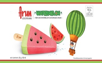 Arun Icecreams Watermelon Device mark 4366056 Trademark