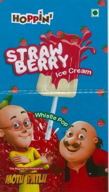 Hoppin Strawberry Ice Cream Whistle Pop Device mark 4367055 Trademark