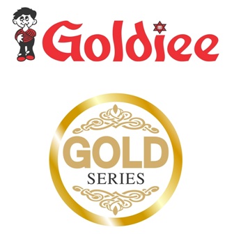 Goldiee Gold Series With Device Device mark 4375820 Trademark