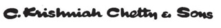 C. Krishniah Chetty & Sons Device mark 4385112 Trademark