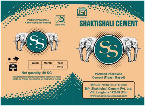 Ss Shaktishali Cement Device mark 4379008 Trademark