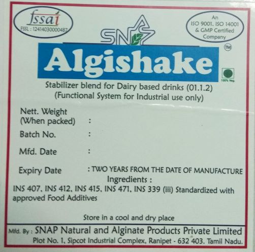 Snap Algishake Device mark 4387228 Trademark