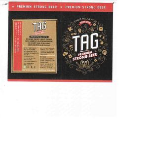 Tag Premium Strong Beer Device mark 4389501 Trademark