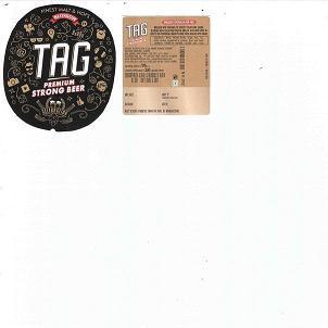Tag Premium Strong Beer Device mark 4389503 Trademark