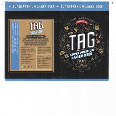 Tag Super Premium Lager Beer Device mark 4389504 Trademark