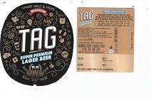 Tag Super Premium Lager Beer Device mark 4389505 Trademark